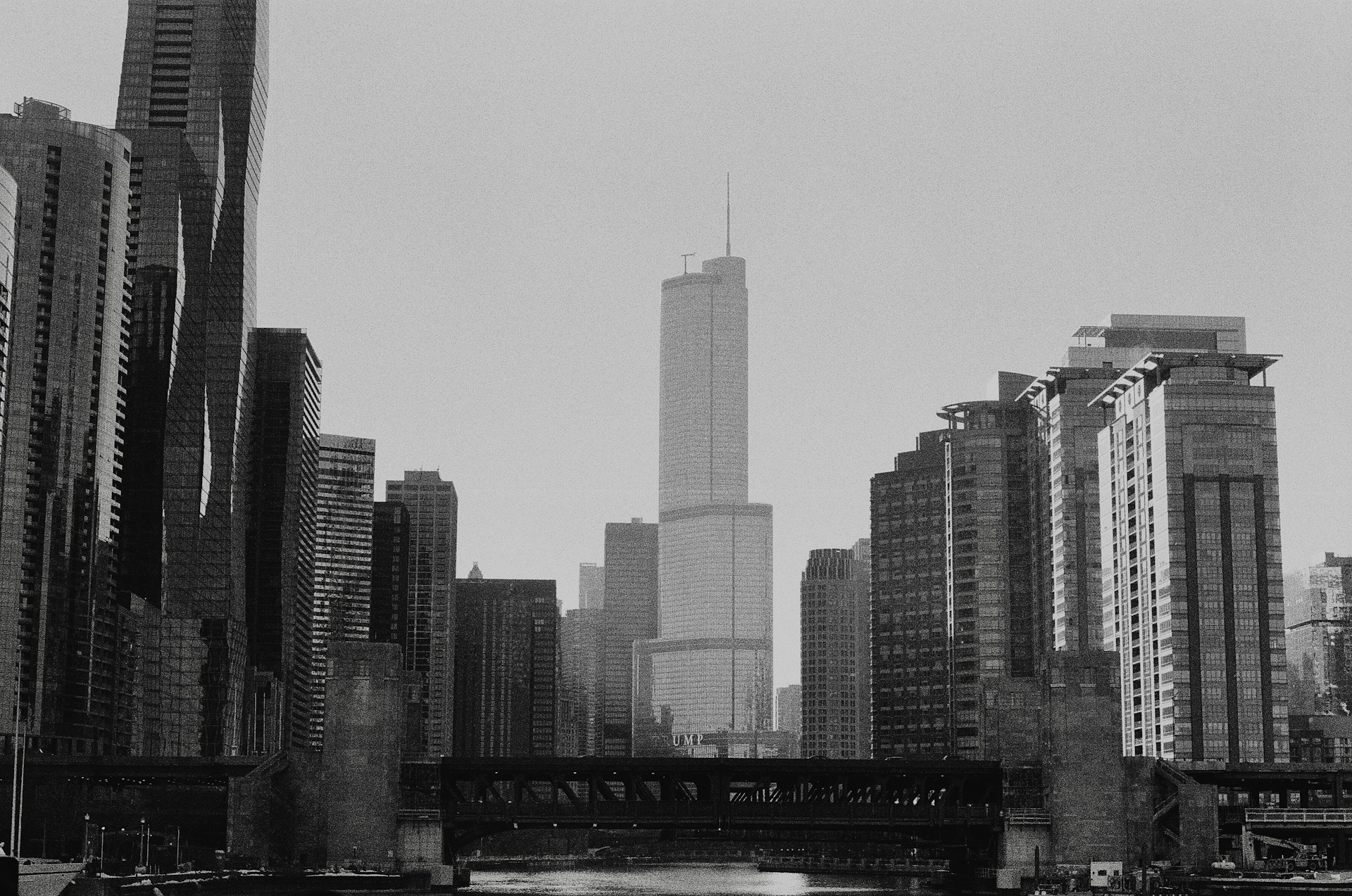 A agency office building skyline view